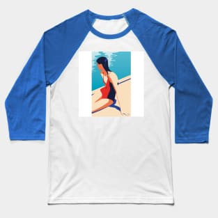 Swimming Time Baseball T-Shirt